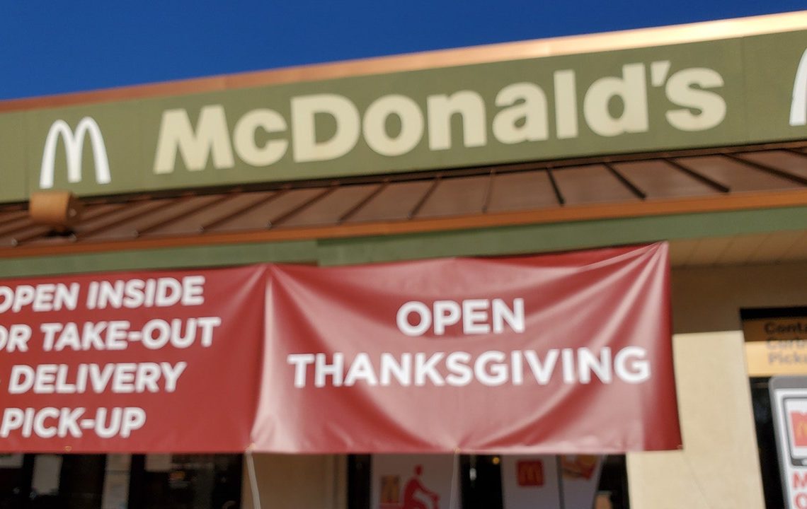 Need fast-food? These restaurants are open on Thanksgiving Day 2023