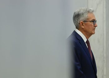 Climate protesters interrupt speech by Fed Chair Powell — for the second time in a month