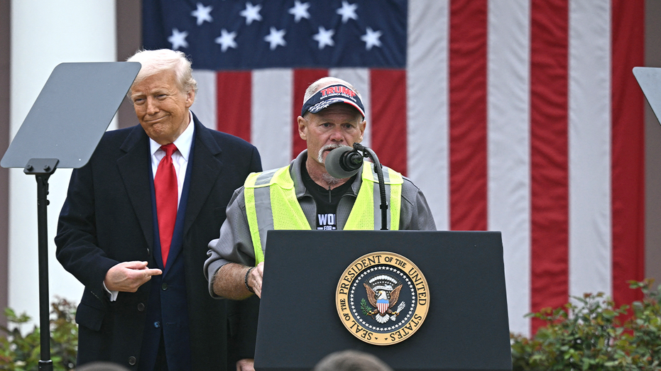 Trump in Rose Garden