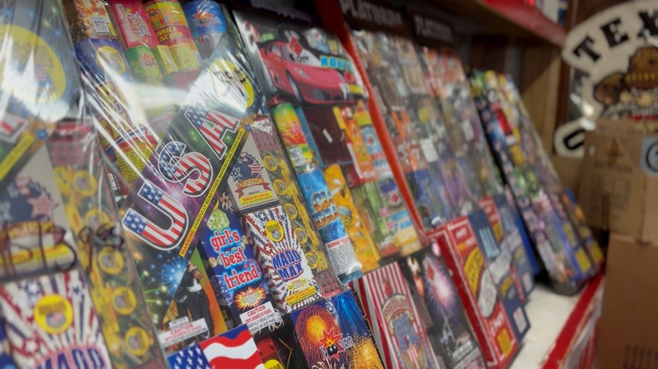Firework stock ahead of Fourth of July