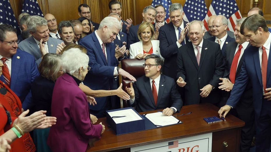 Republicans celebrate passage of the One Big Beautiful Bill Act