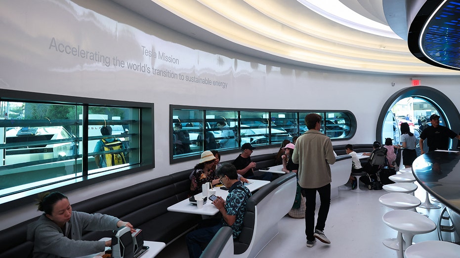 Tesla Diner interior