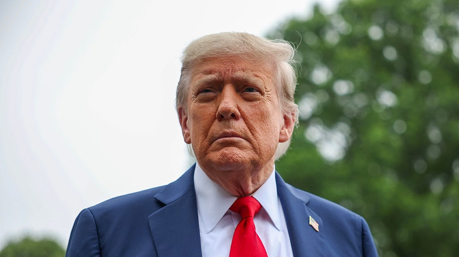 Donald Trump in a suit