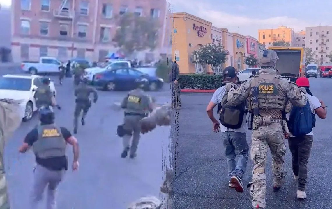 Penske rebukes DHS after agents pop out of trucks during immigration raid