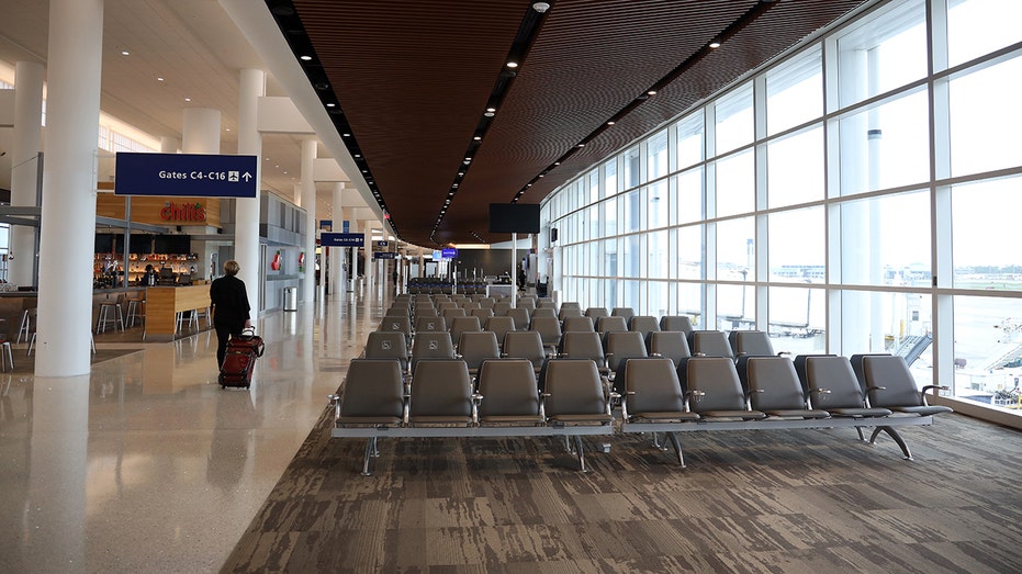 MSY airport interior in 2020