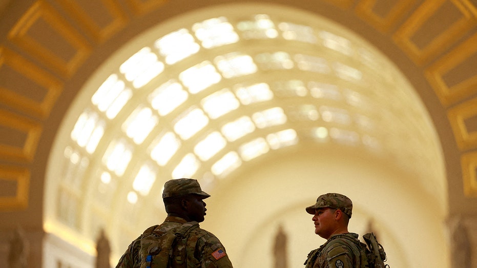 Washington DC Union Station National Guard