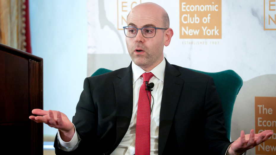 Federal Reserve governor Stephen Miran speaks during an event at the Economic Club of New York